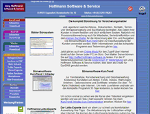 Tablet Screenshot of hoffmann-software.de